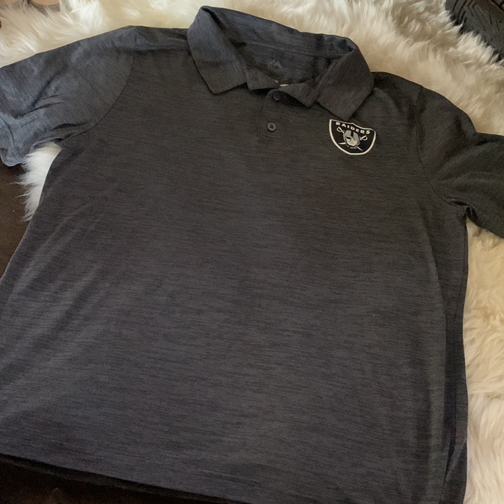 NFL Raiders majestic polo shirt